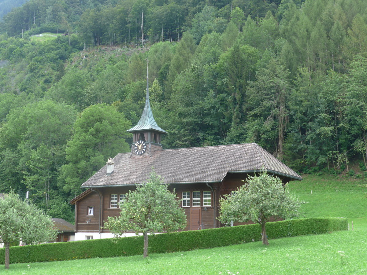 (173'268) - Die Kirche Iseltwald am 23. Juli 2016