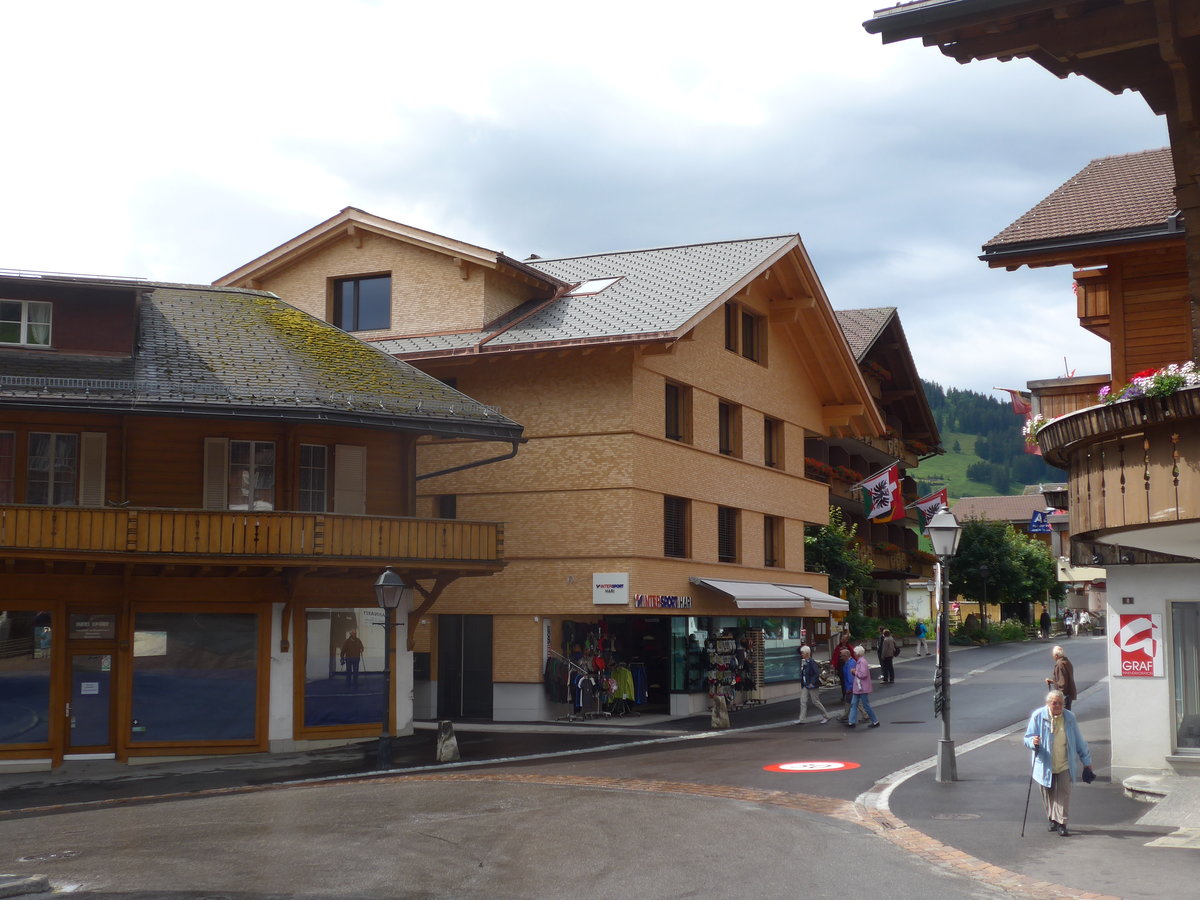 (173'398) - Neues  altes Gemeindehaus  am 31. Juli 2016 in Adelboden