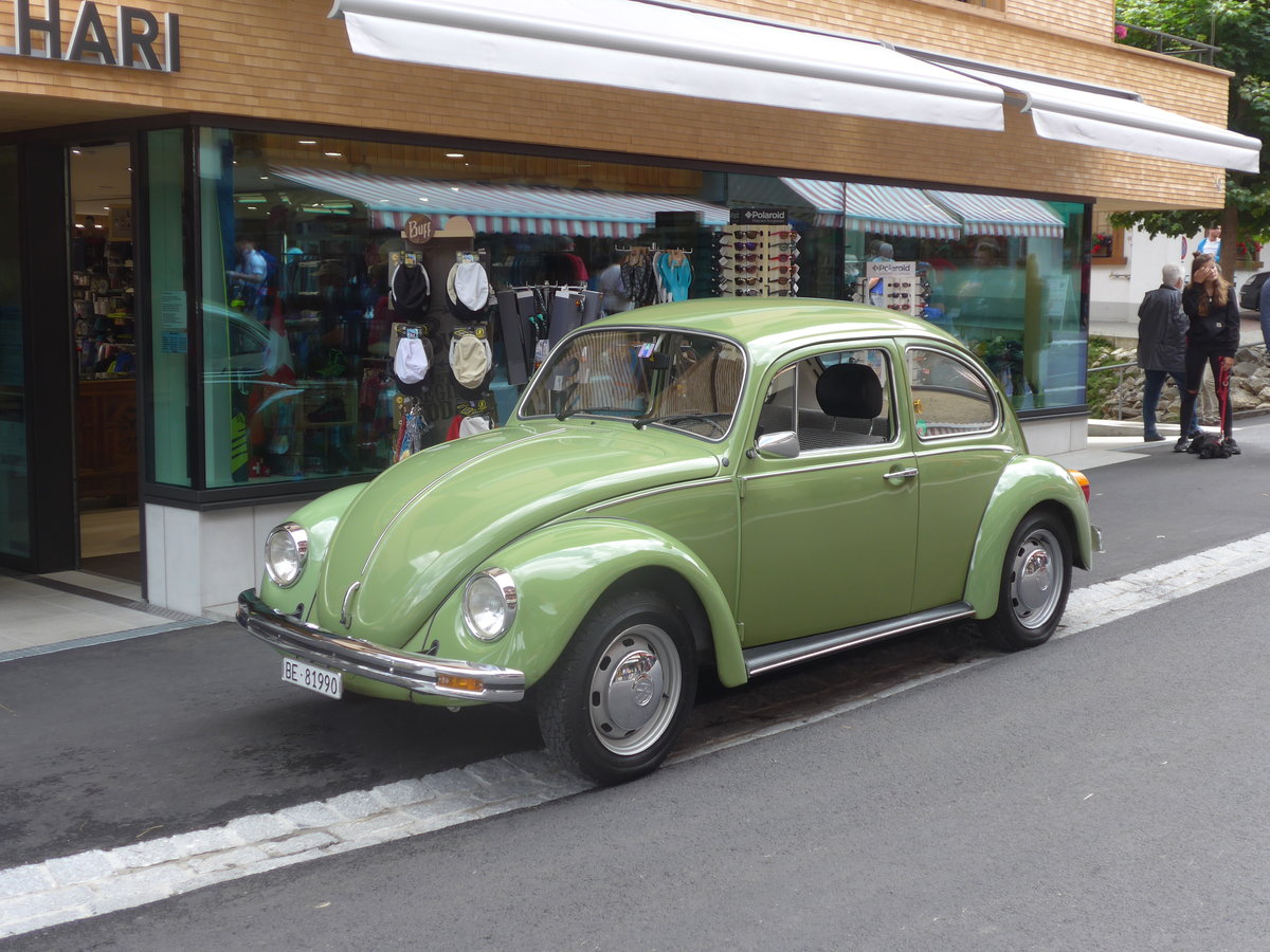 (173'429) - VW-K�fer - BE 81'990 - am 31. Juli 2016 in Adelboden, Dorfstrasse