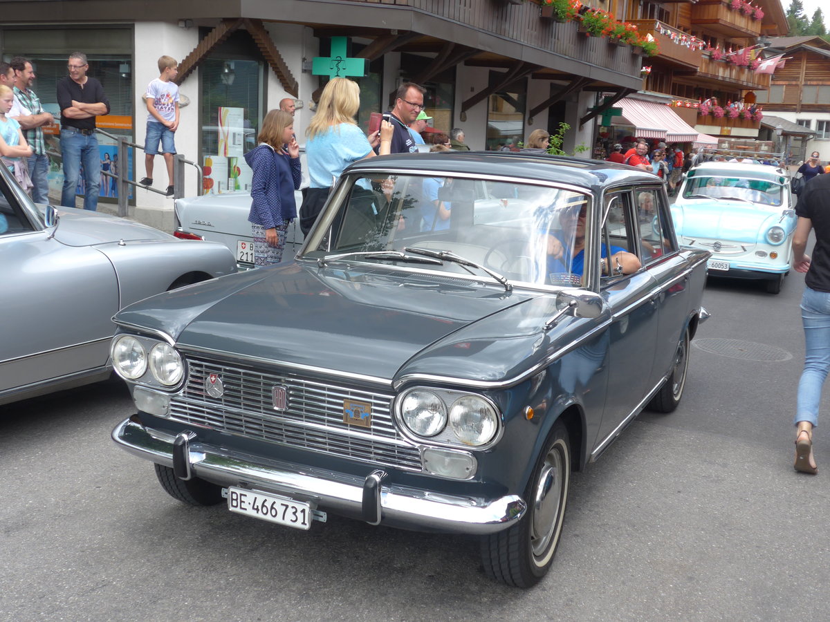 (173'449) - Fiat - BE 466'731 - am 31. Juli 2016 in Adelboden, Dorfstrasse