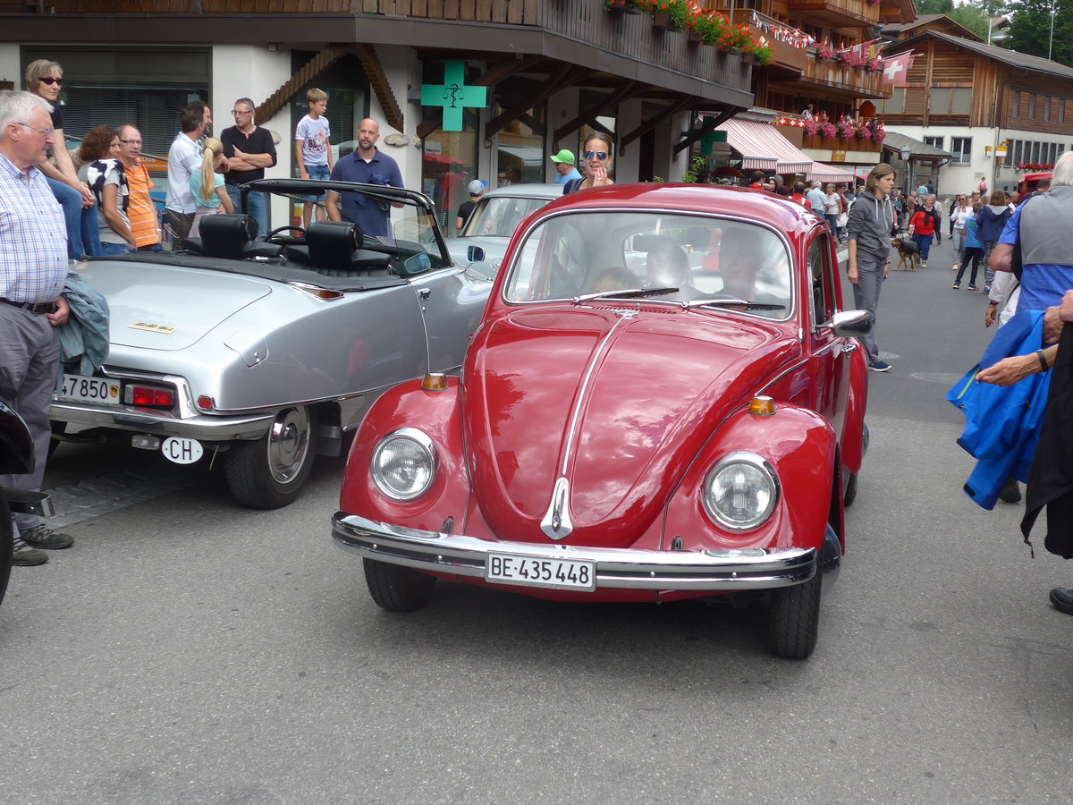 (173'452) - VW-K�fer - BE 435'448 - am 31. Juli 2016 in Adelboden, Dorfstrasse