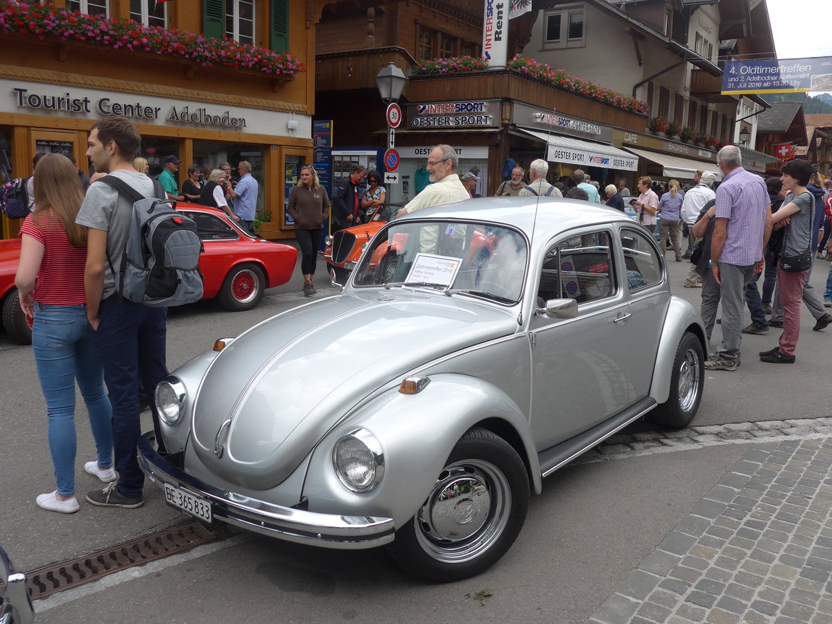 (173'468) - VW-K�fer - BE 365'833 - am 31. Juli 2016 in Adelboden, Dorfstrasse