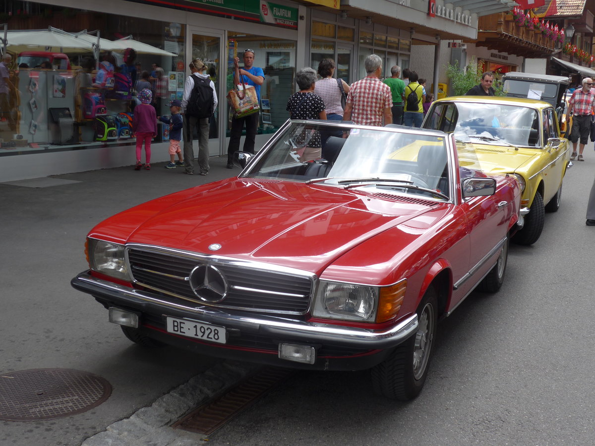 (173'478) - Mercedes - BE 1928 - am 31. Juli 2016 in Adelboden, Dorfstrasse