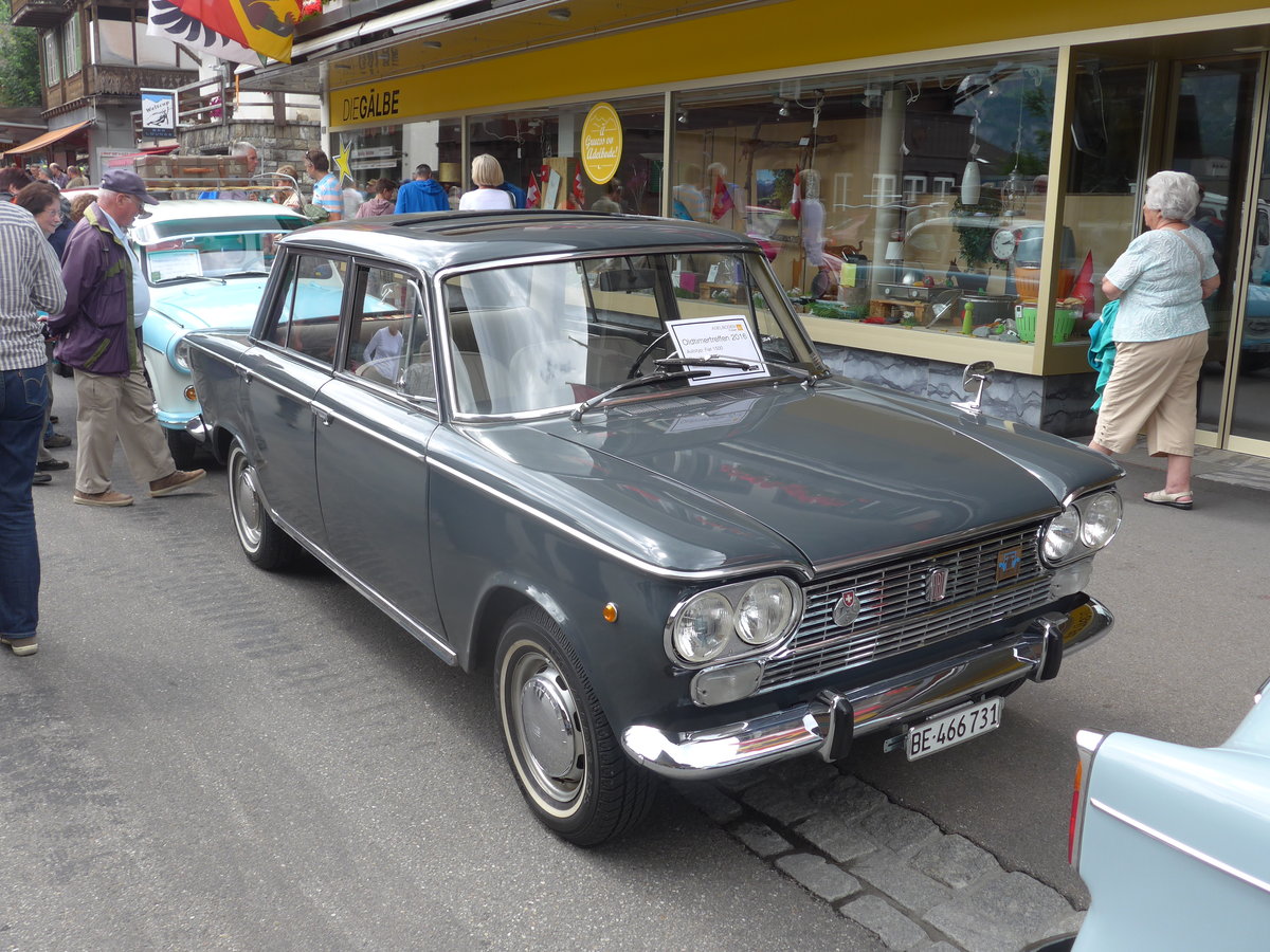 (173'488) - Fiat - BE 466'731 - am 31. Juli 2016 in Adelboden, Dorfstrasse