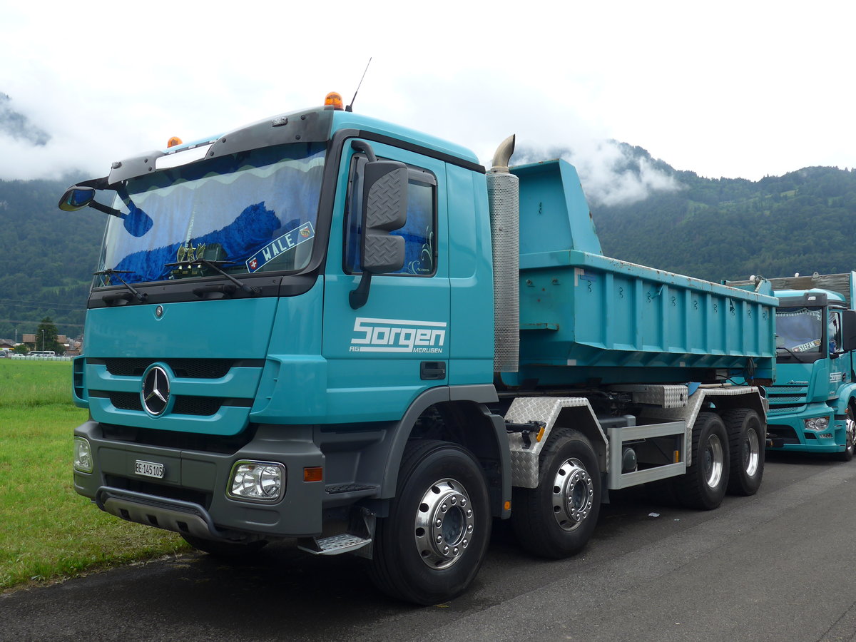 (173'505) - Sorgen, Merligen - BE 145'105 - Mercedes am 26. Juni 2016 in Interlaken, Flugplatz