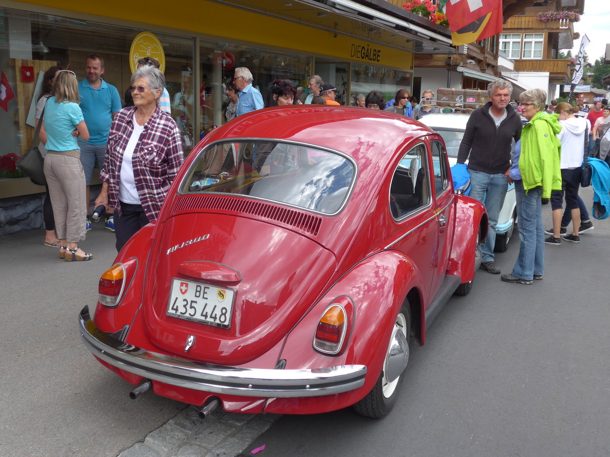 (173'506) - VW-K�fer - BE 435'448 - am 31. Juli 2016 in Adelboden, Dorfstrasse