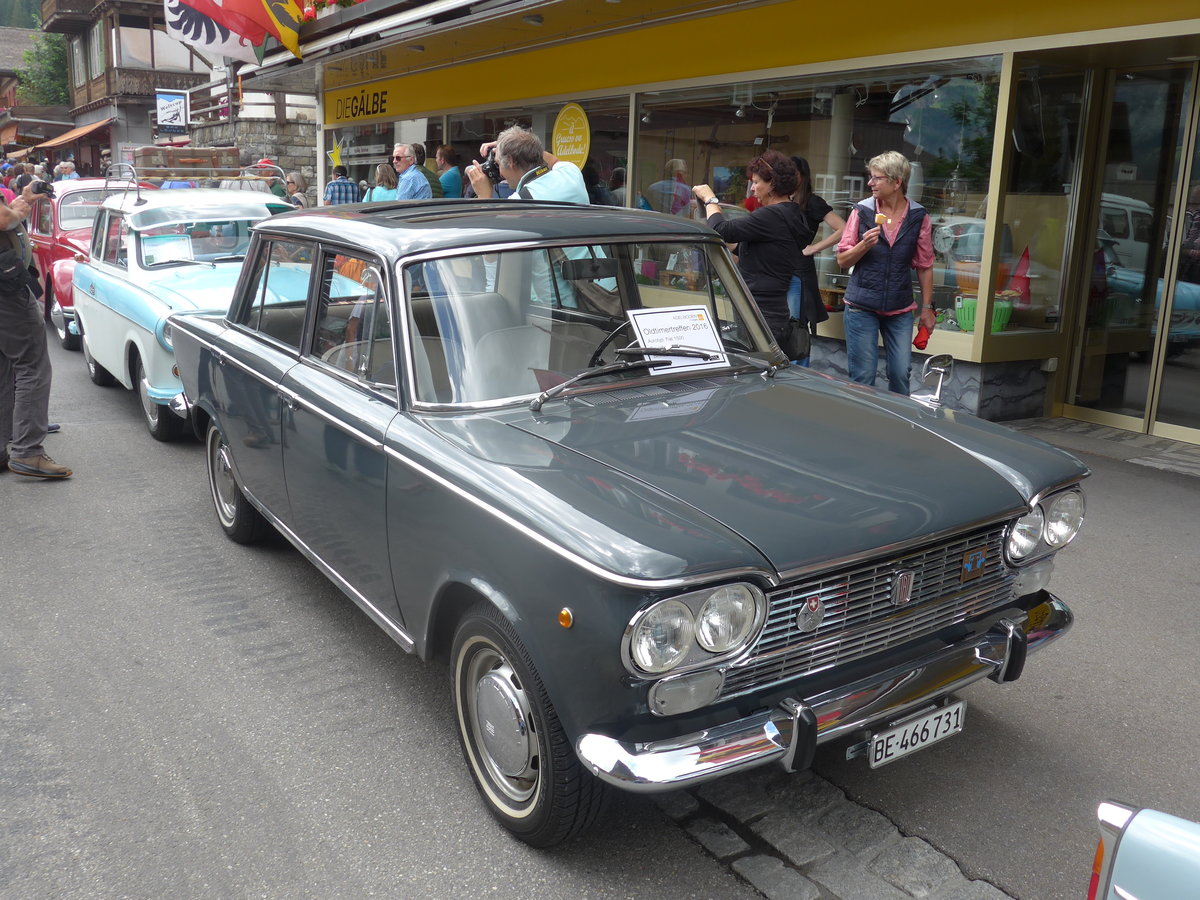 (173'507) - Fiat - BE 466'731 - am 31. Juli 2016 in Adelboden, Dorfstrasse