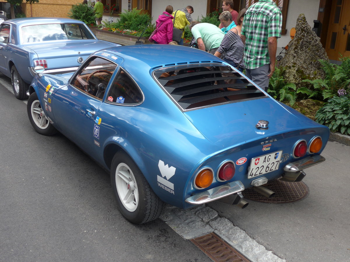 (173'529) - Opel - AG 422'627 - am 31. Juli 2016 in Adelboden, Dorfstrasse