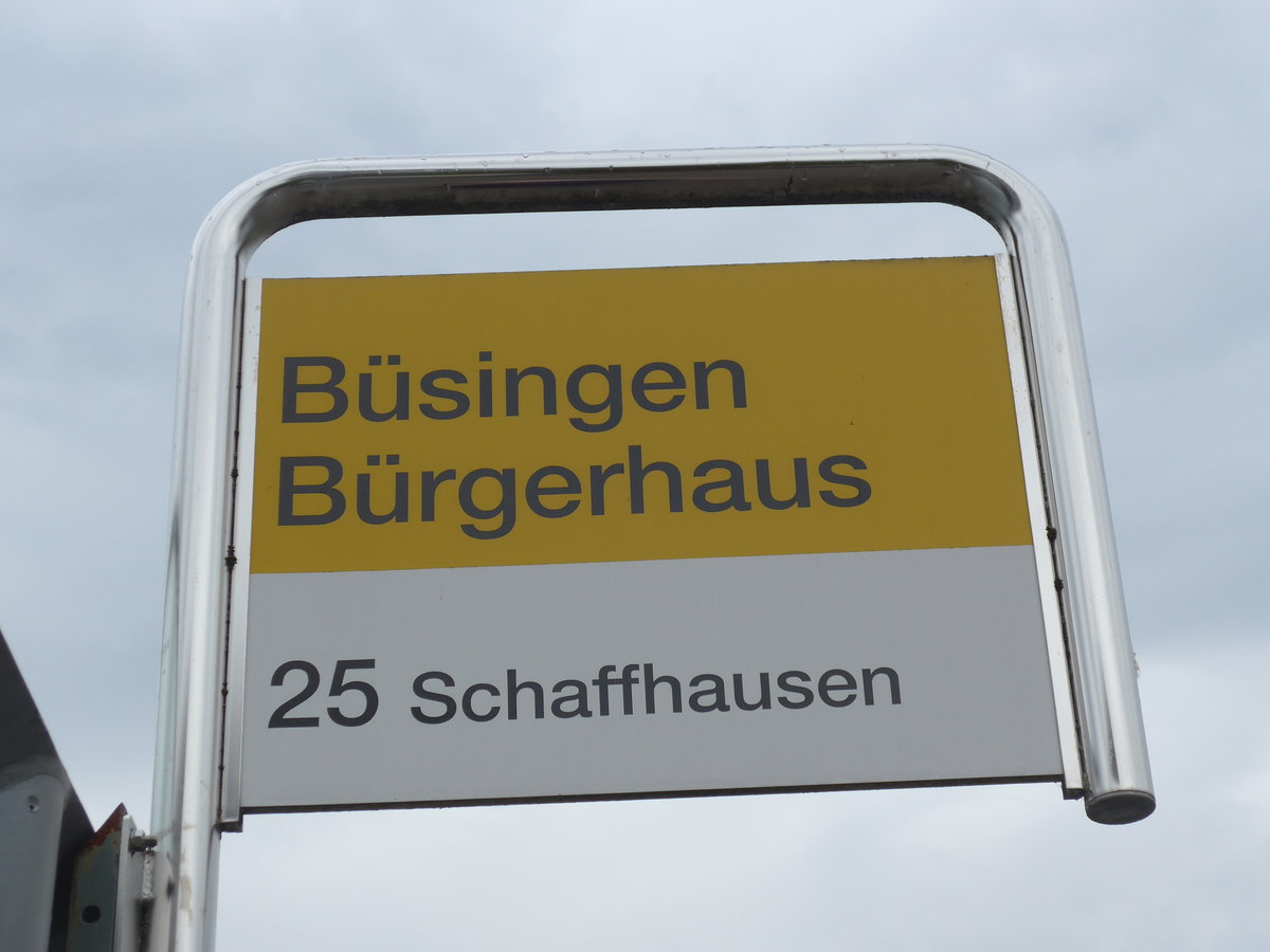 (173'953) - SB-Haltestelle - B�singen, B�rgerhaus - am 20. August 2016