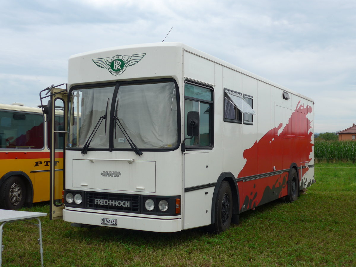 (173'993) - NAW/FHS - ZH 741'451 - am 20. August 2016 in B�singen, Bahnhof