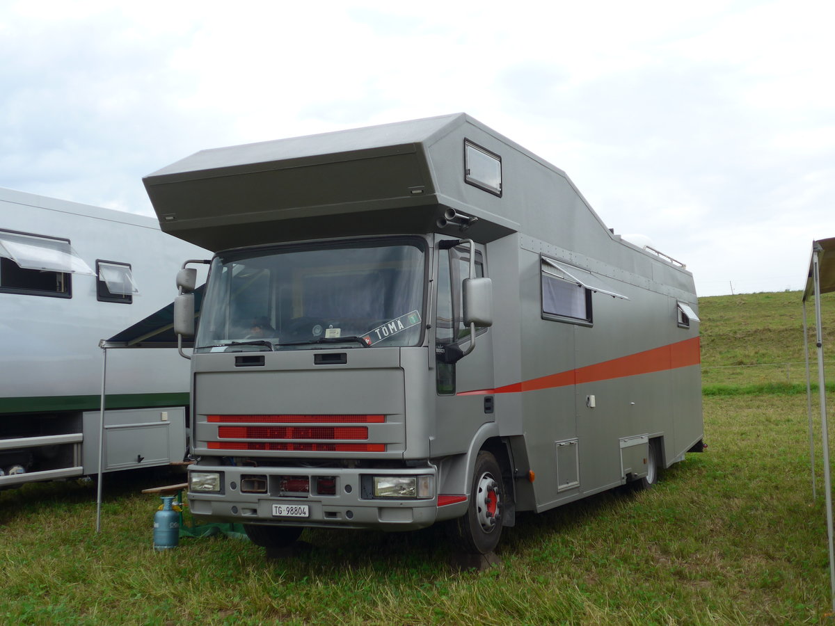 (174'034) - Volvo - TG 98'804 - am 20. August 2016 in B�singen, Bahnhof