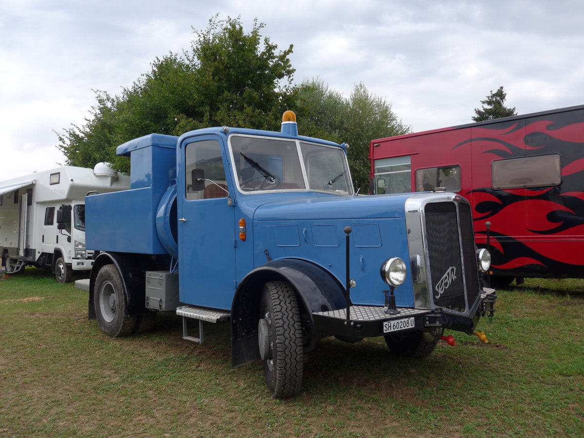 (174'086) - FBW - SH 60'208 U - am 20. August 2016 in B�singen, Bahnhof