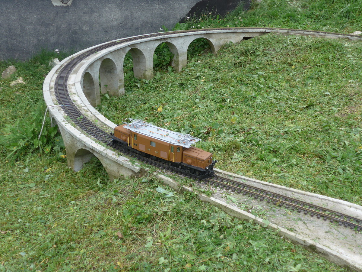 (174'184) - Modelleisenbahnanlage am 21. August 2016 in Am Bach
