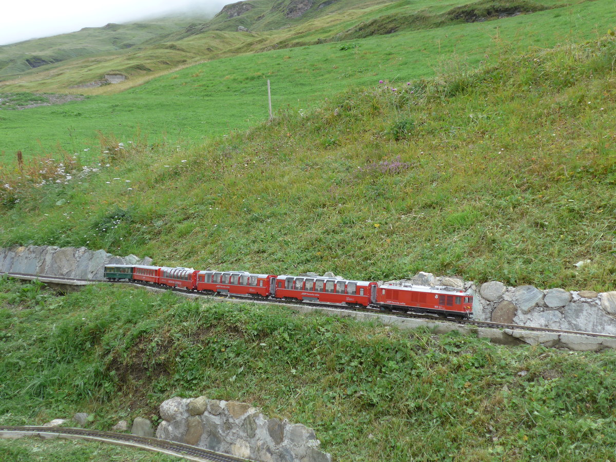(174'185) - Modelleisenbahnanlage am 21. August 2016 in Am Bach