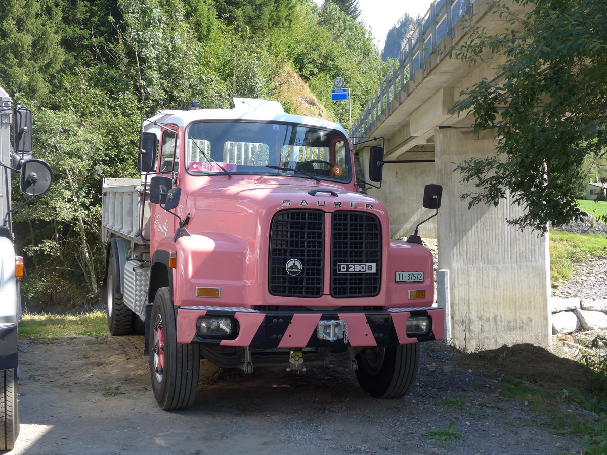 (174'691) - Emily - Nr. 3/TI 37'572 - Saurer am 10. September 2016 in Campo, Saurertreffen