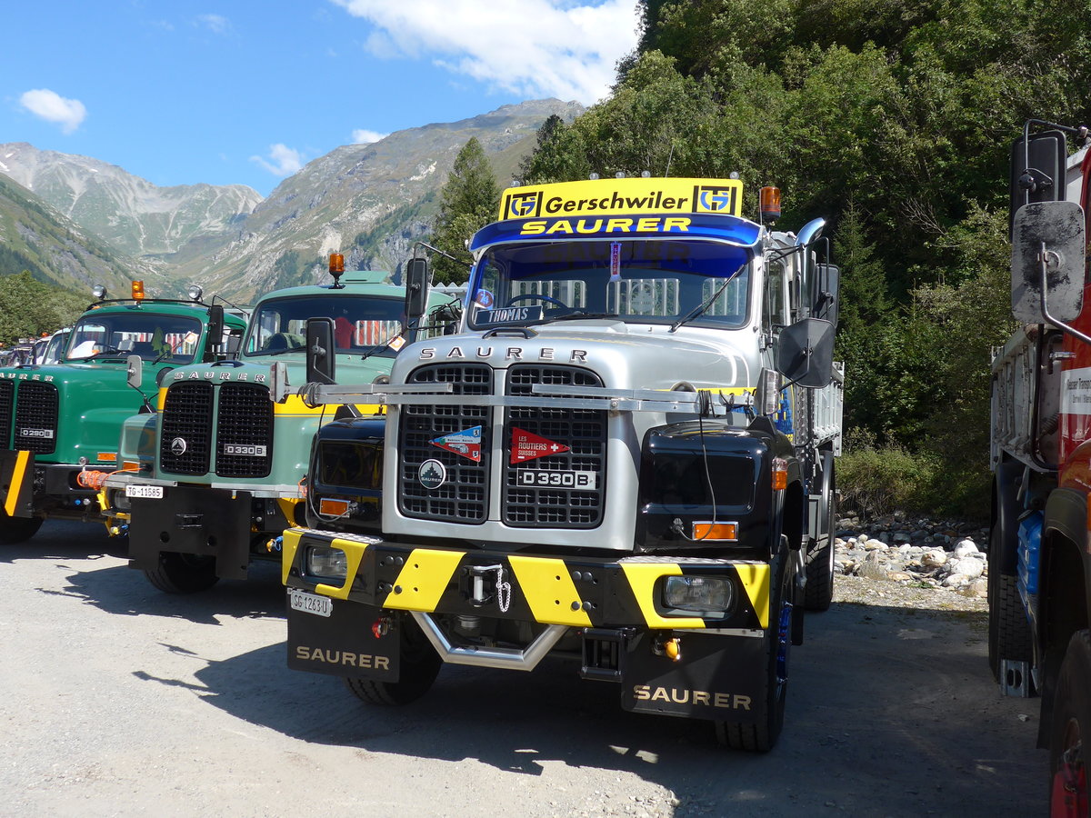 (174'698) - Gerschwiler, Goldach - SG 1263 U - Saurer am 10. September 2016 in Campo, Blenio