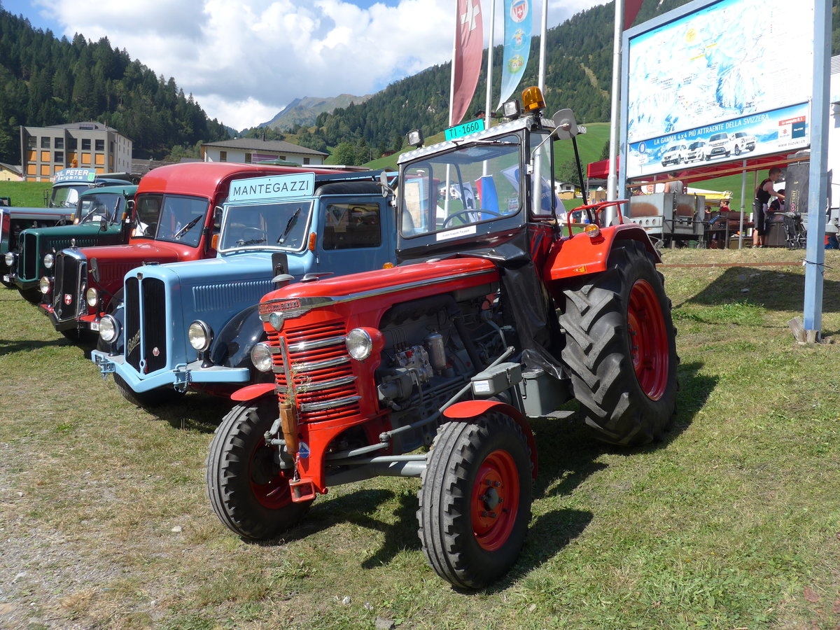 (174'703) - H�rlimann - TI 1660 - am 10. September 2016 in Campo, Saurertreffen