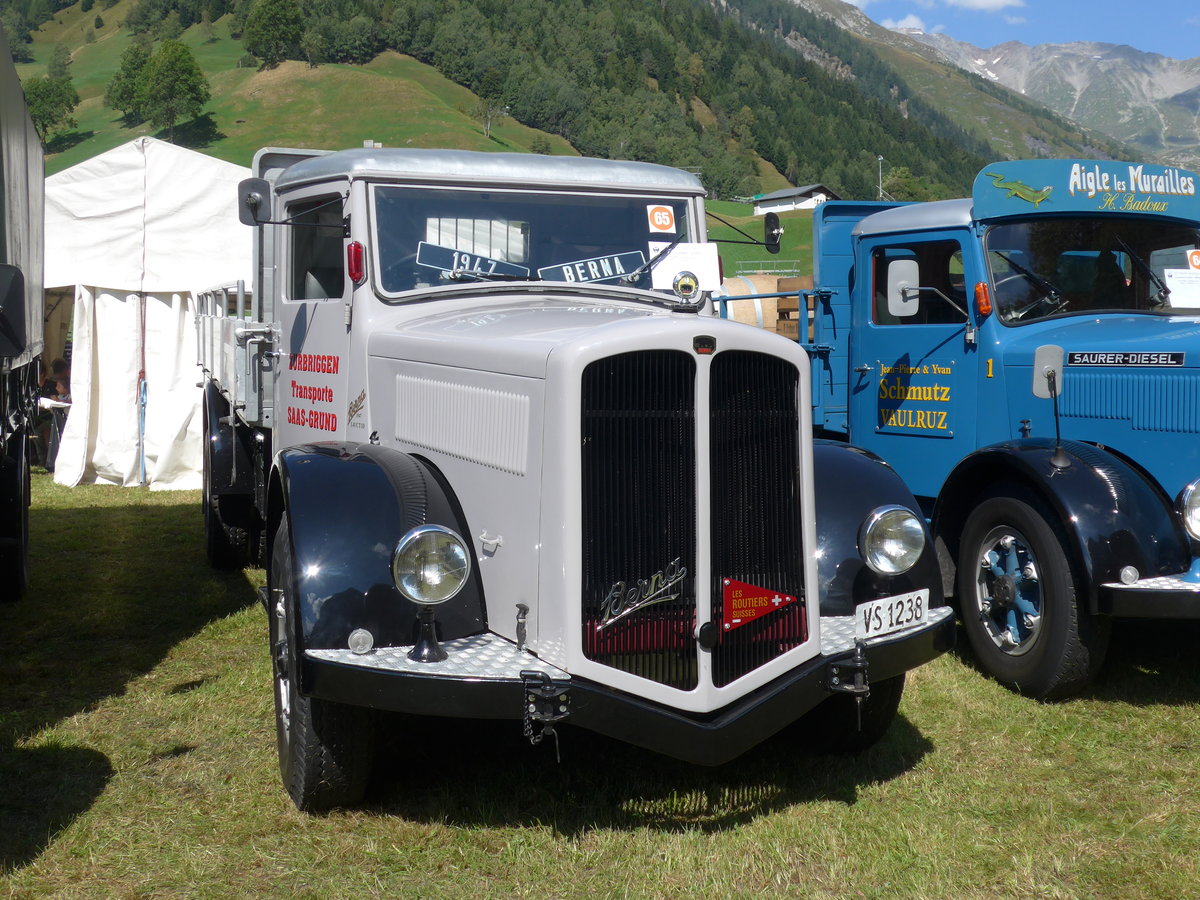(174'710) - Zurbriggen, Saas-Grund - VS 1238 - Berna am 10. September 2016 in Campo, Saurertreffen