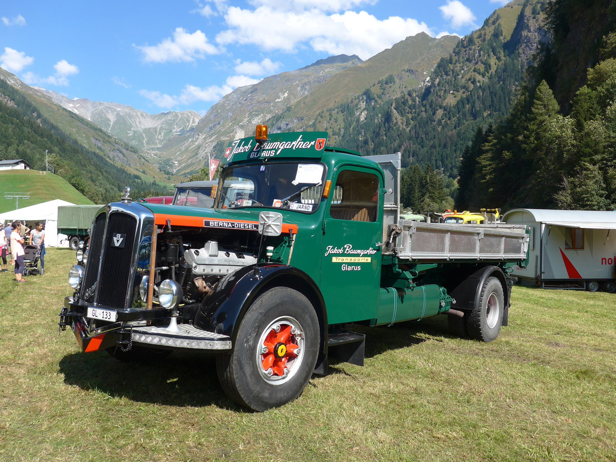 (174'713) - Baumgartner, Glarus - GL 133 - Berna am 10. September 2016 in Campo, Saurertreffen