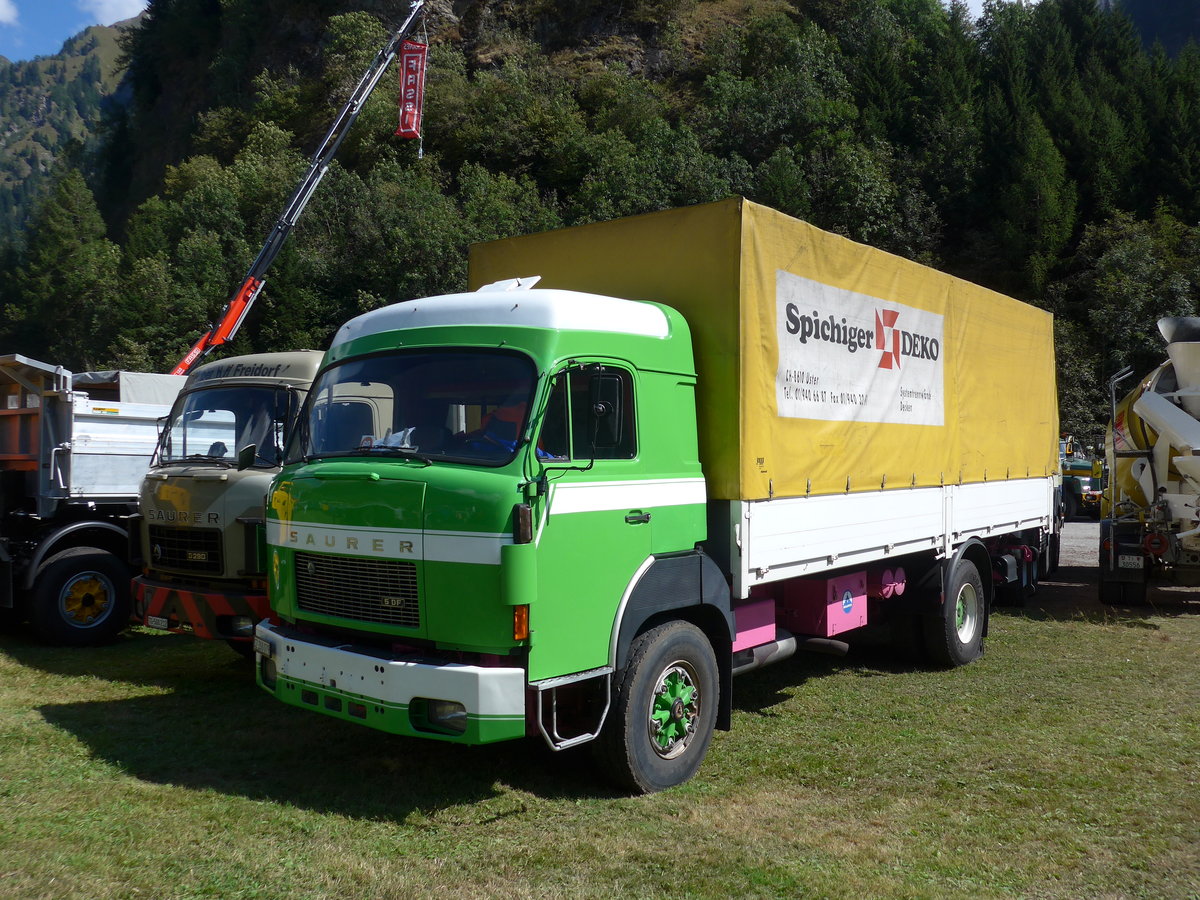 (174'717) - Spichiger, Uster - SZ 200'079 - Saurer am 10. September 2016 in Campo, Saurertreffen