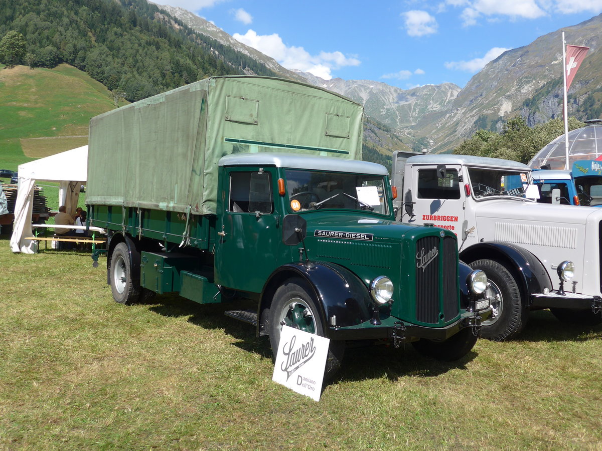 (174'732) - Saurer - TI 218'315 - am 10. September 2016 in Campo, Saurertreffen