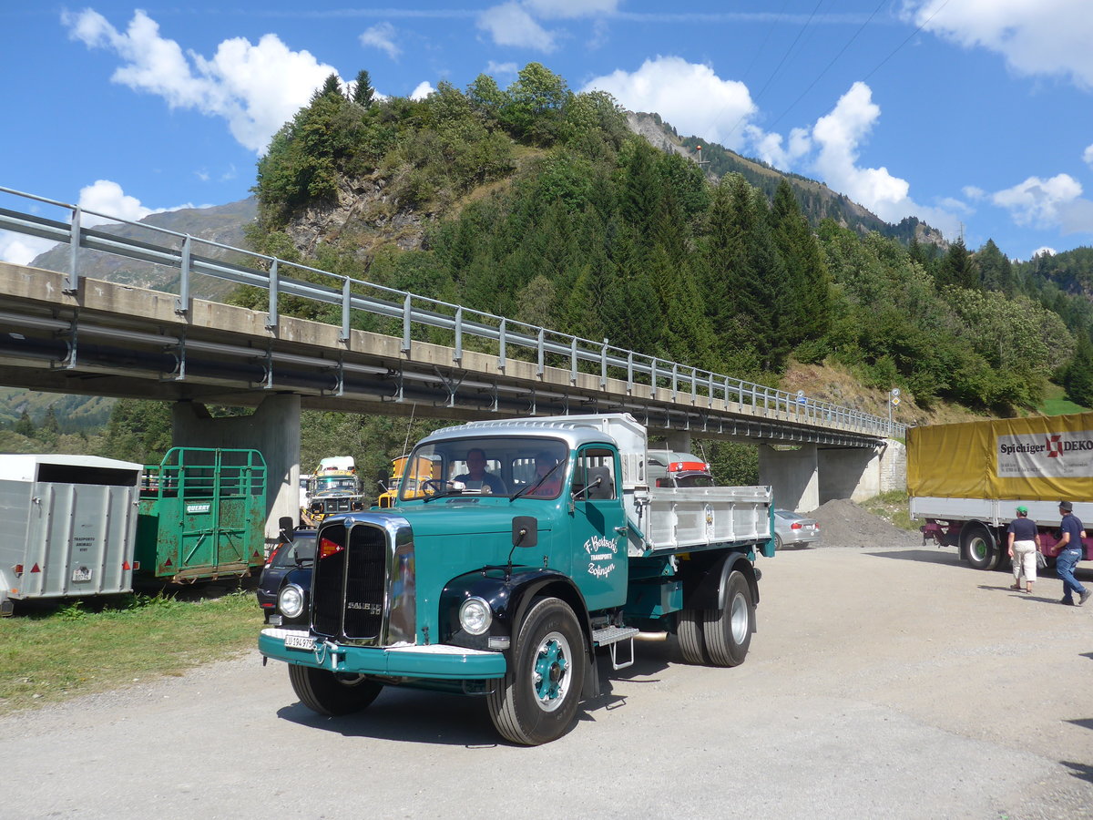 (174'767) - Bertschi, Zofingen - LU 194'975 - Saurer am 10. September 2016 in Campo, Saurertreffen