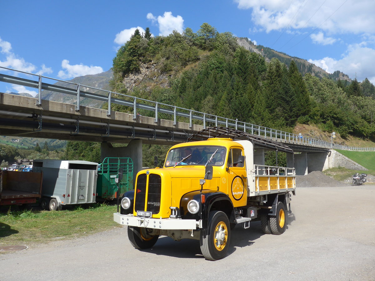 (174'805) - Saurer - Nr. 2/TI 488 U - am 10. September 2016 in Campo, Saurertreffen