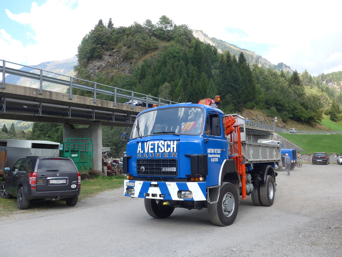 (174'811) - Vetsch, Klosters - SZ 200'090 - Saurer am 10. September 2016 in Campo, Saurertreffen