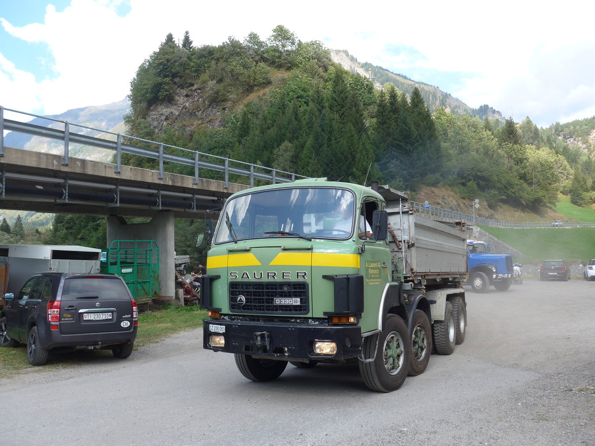 (174'812) - Laurent, Ramosch - SZ 200'083 - Saurer am 10. September 2016 in Campo, Saurertreffen