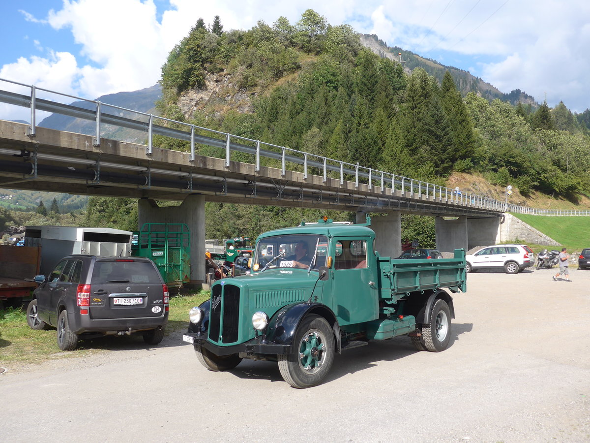 (174'816) - Saurer - TI 15'819 - am 10. September 2016 in Campo, Blenio