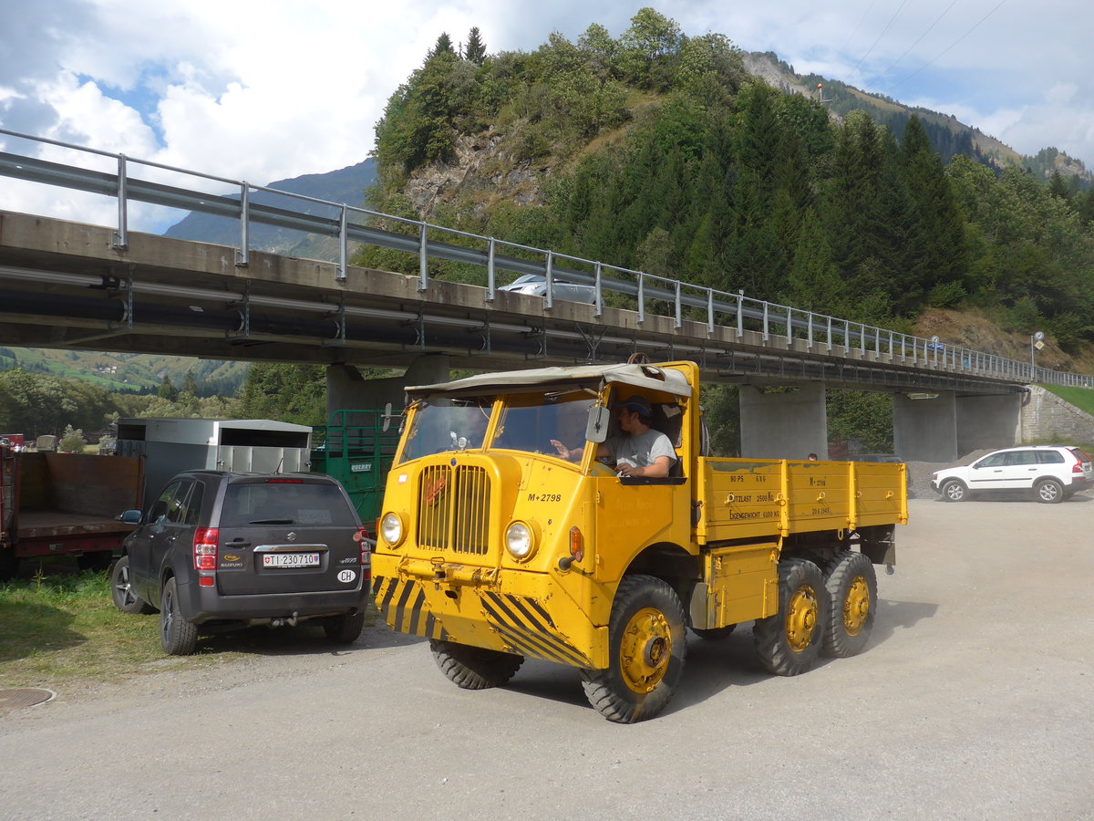 (174'824) - Saurer - TI 505 U - am 10. September 2016 in Campo, Saurertreffen