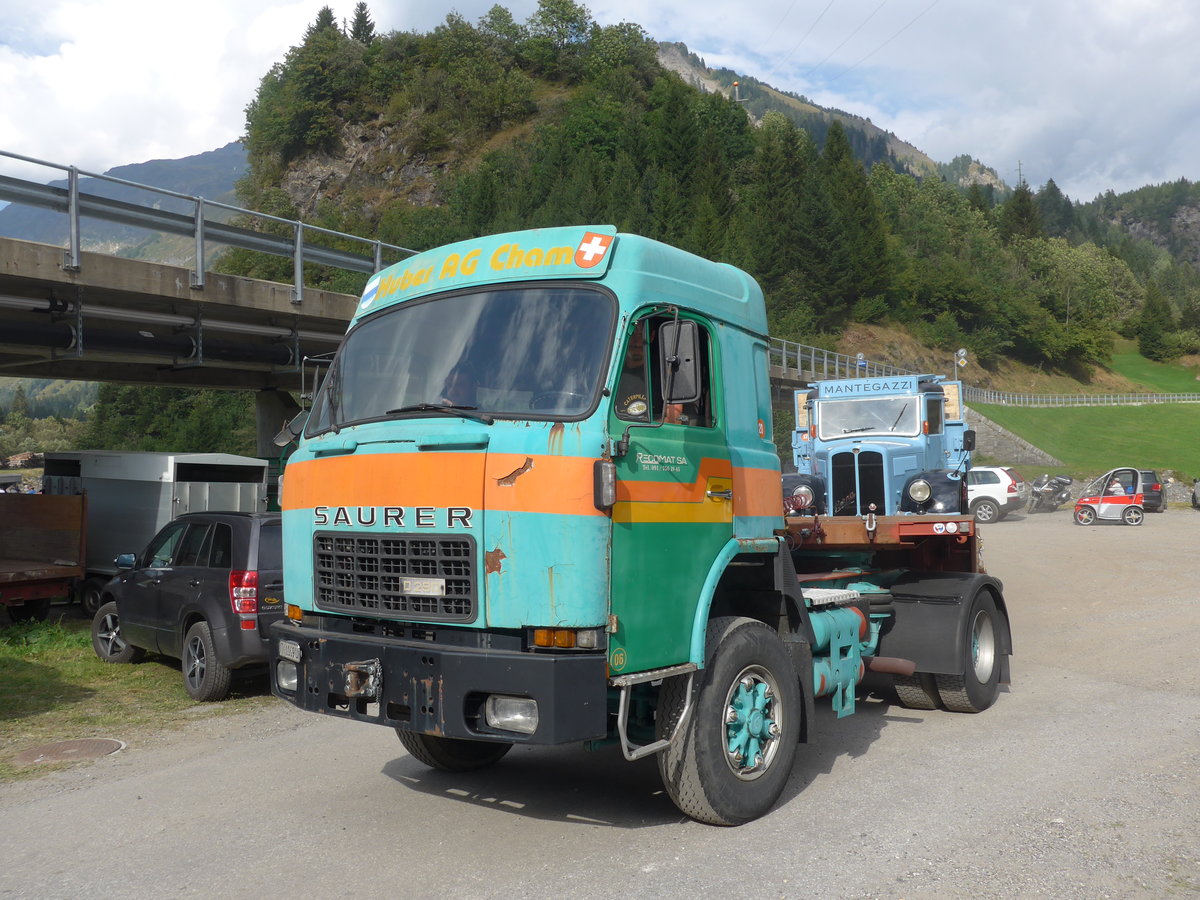 (174'826) - Huber, Cham - Nr. 6/TI 1069 U - Saurer am 10. September 2016 in Campo, Saurertreffen