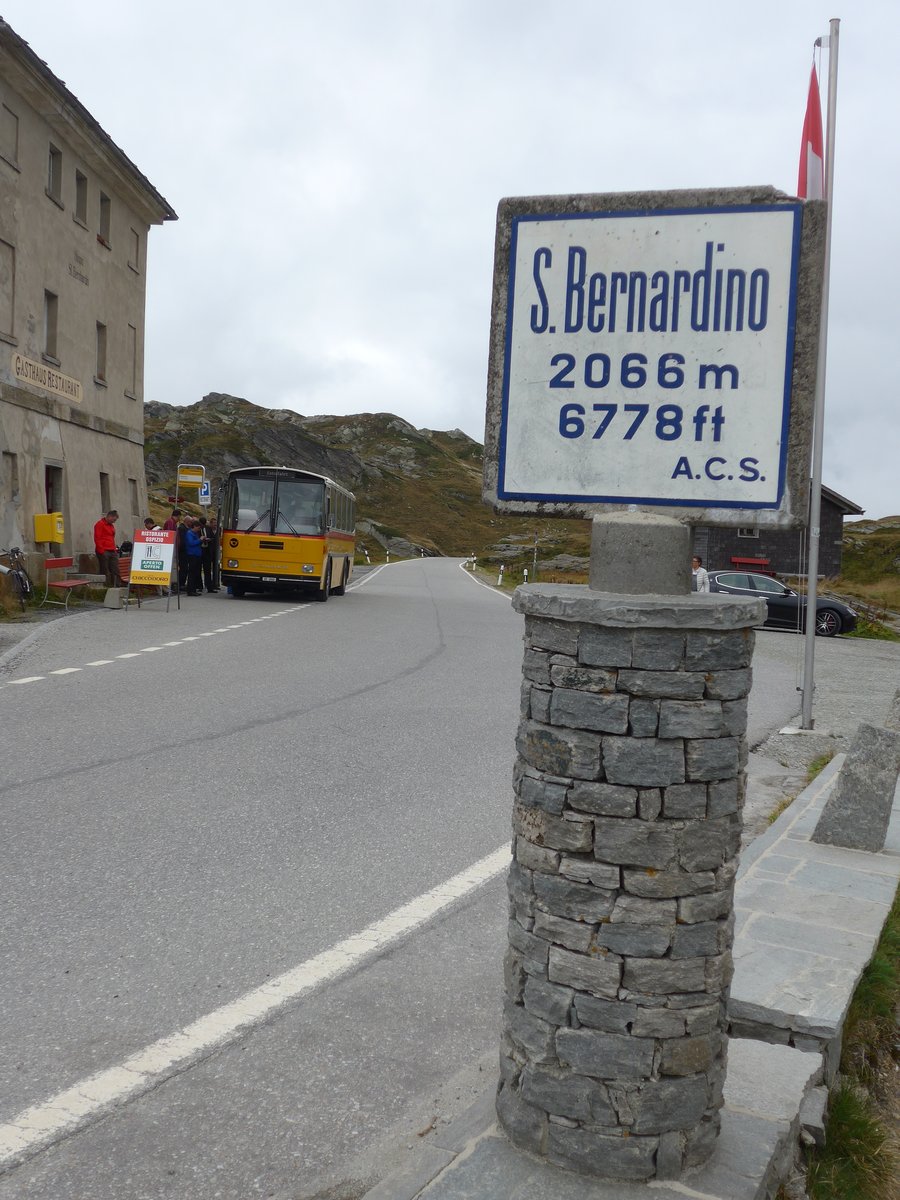 (174'964) - Ortstafel S. Bernardino am 18. September 2016