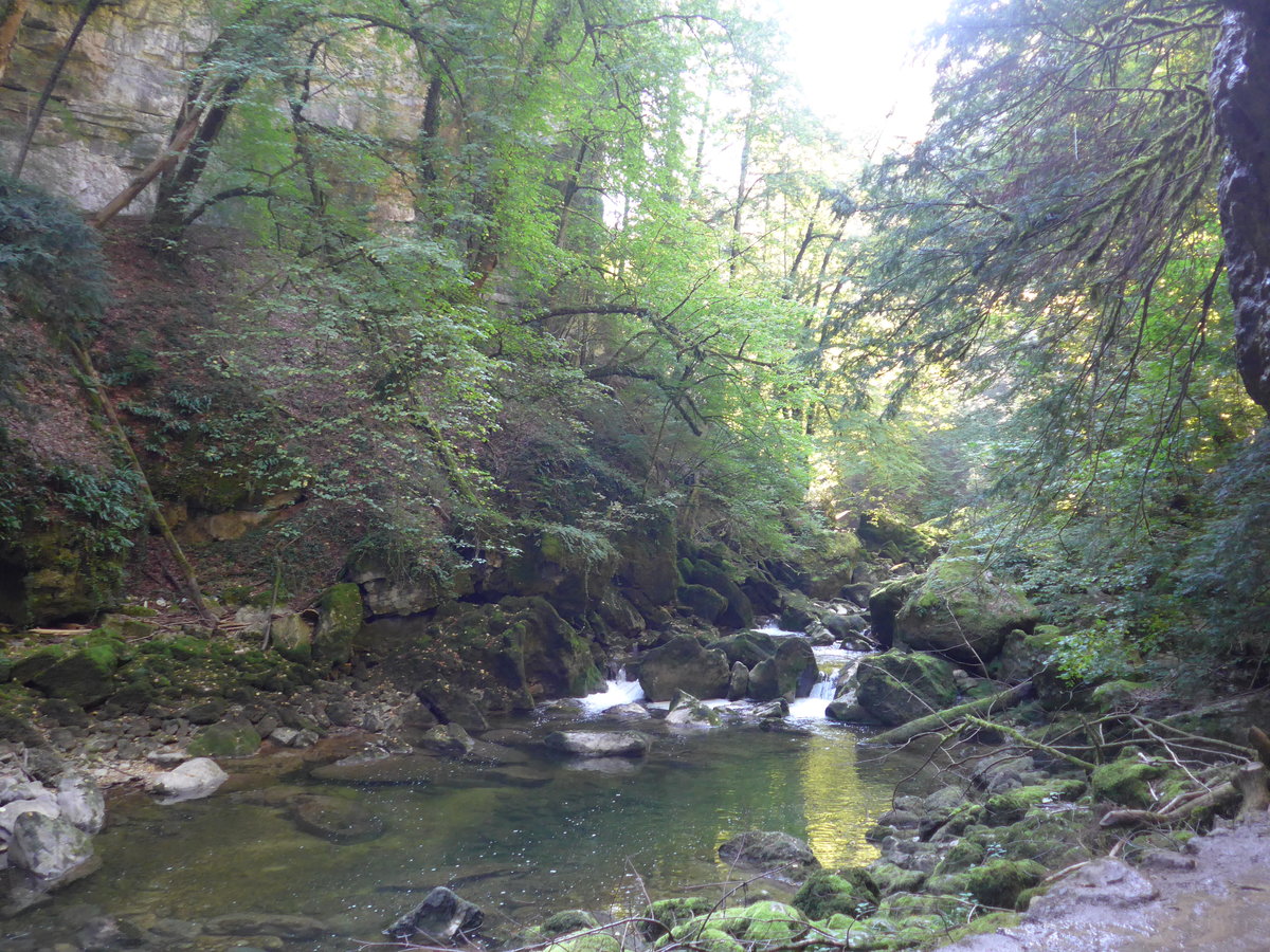 (175'189) - In der Areuse-Schlucht am 25. September 2016 bei Boudry