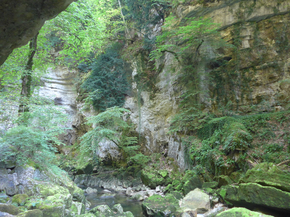 (175'191) - In der Areuse-Schlucht am 25. September 2016 bei Boudry