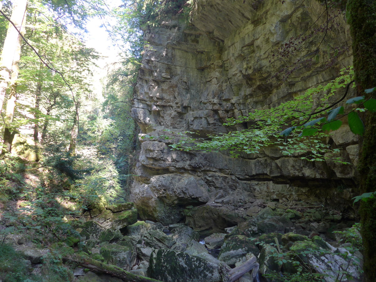 (175'193) - In der Areuse-Schlucht am 25. September 2016 bei Boudry