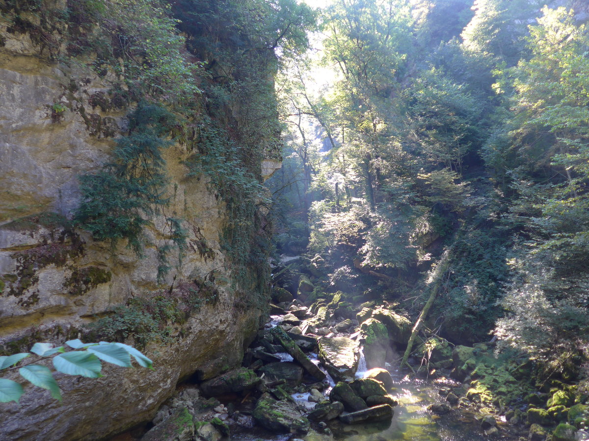 (175'195) - In der Areuse-Schlucht am 25. September 2016 bei Boudry