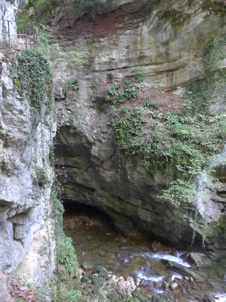(175'198) - In der Areuse-Schlucht am 25. September 2016 bei Boudry
