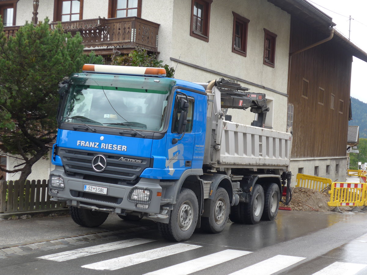 (175'928) - Franz Rieser - SZ 3 SBL - Mercedes am 19. Oktober 2016 in Maurach