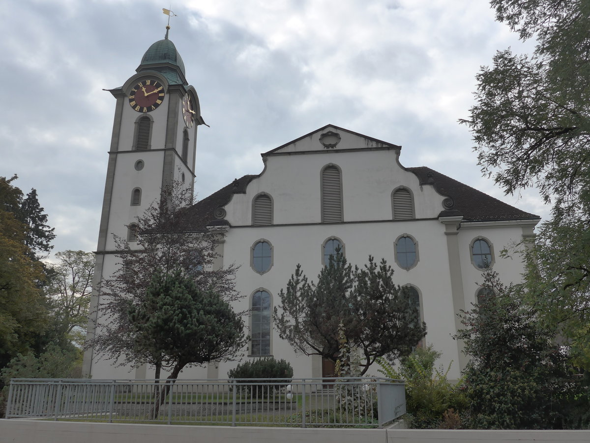 (176'282) - Die Kirche am 23. Oktober 2016 in Koten