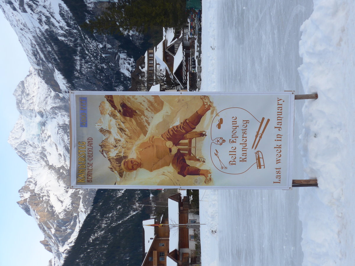(178'212) - Plakat zur Belle Epoque am 28. Januar 2017 in Kandersteg