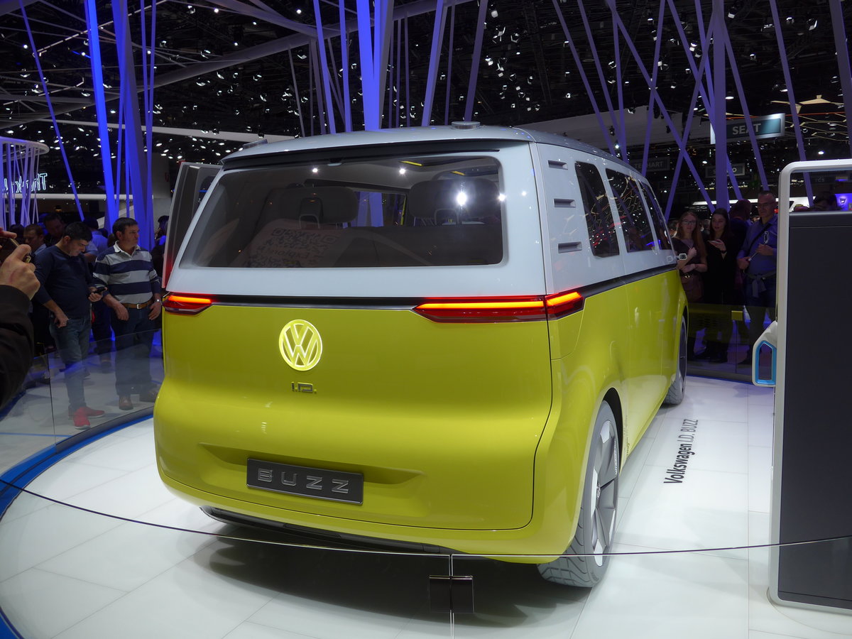 (178'887) - Volkswagen Buzz am 11. M�rz 2017 im Autosalon Genf
