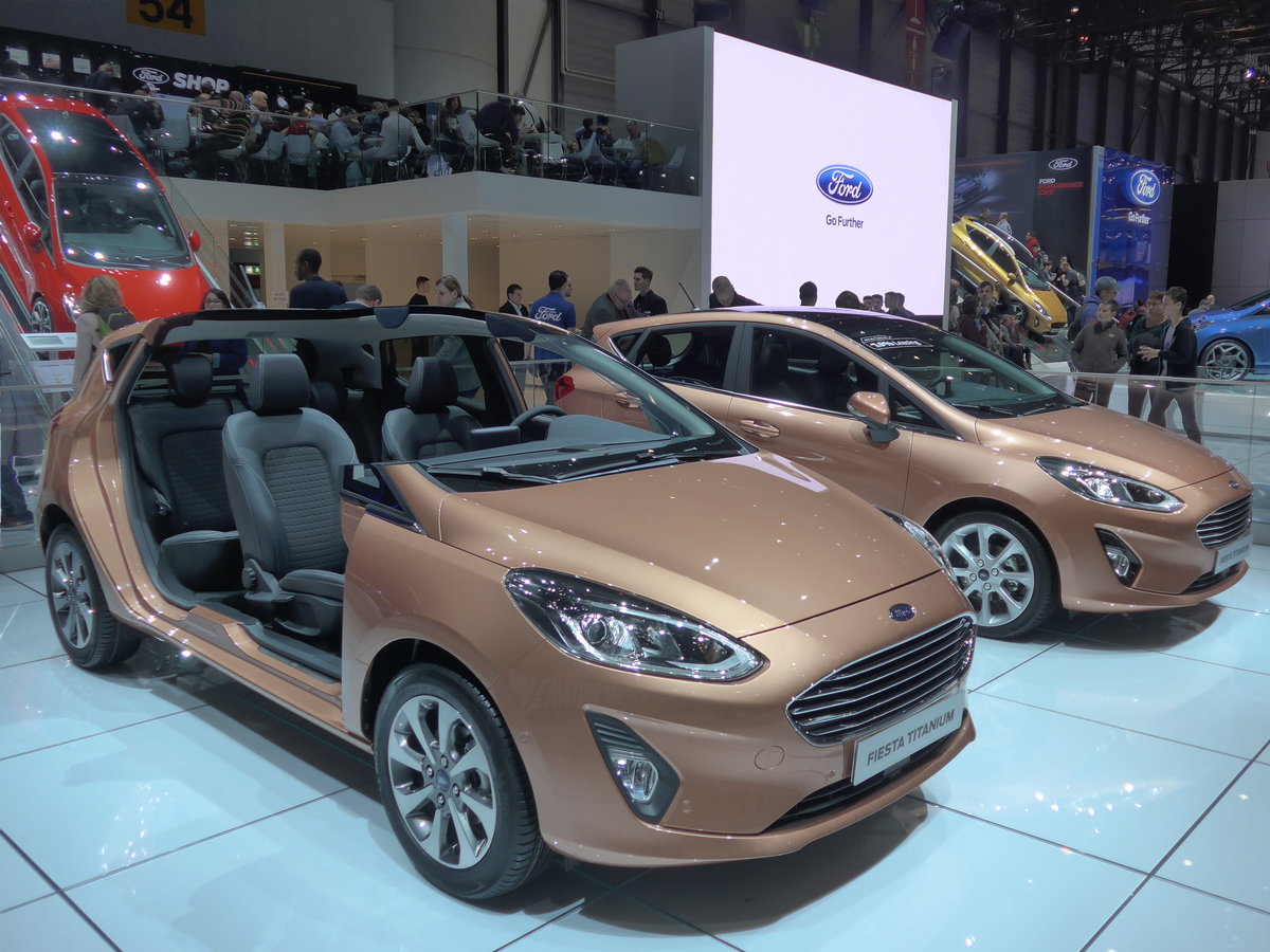 (178'895) - Ford Fiesta Titanium am 11. M�rz 2017 im Autosalon Genf