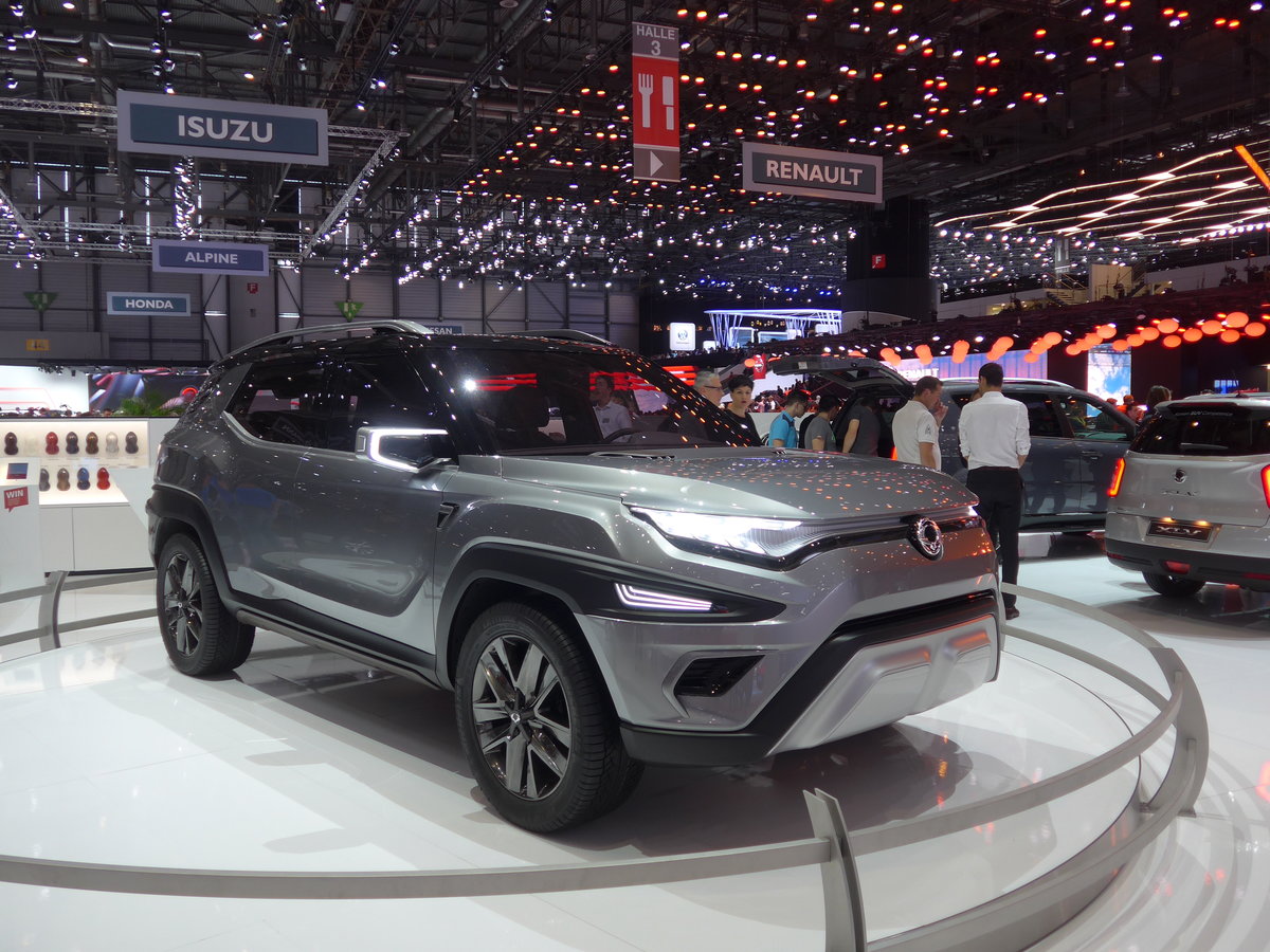 (178'923) - SsangYoung Korando am 11. M�rz 2017 im Autosalon Genf