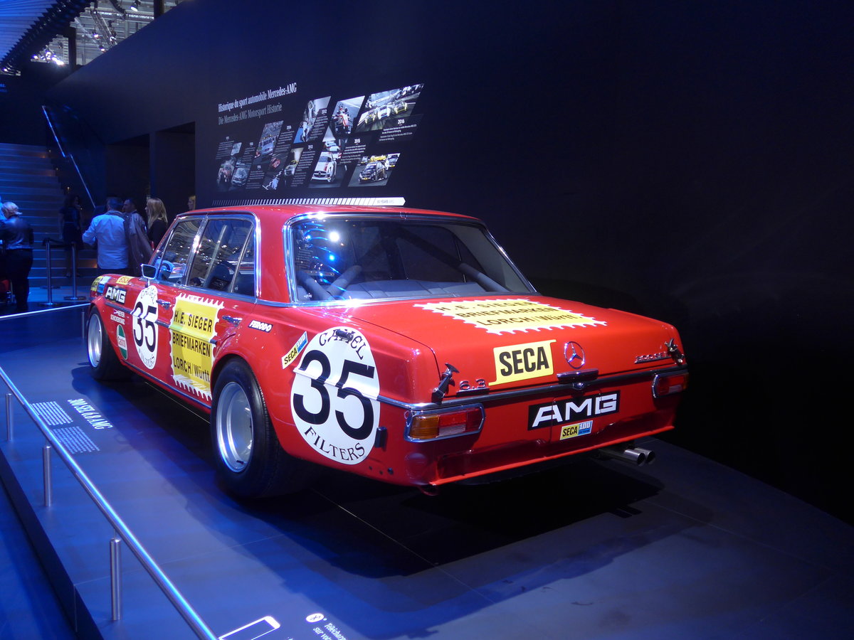(178'935) - Mercedes 300 SEL am 11. M�rz 2017 im Autosalon Genf