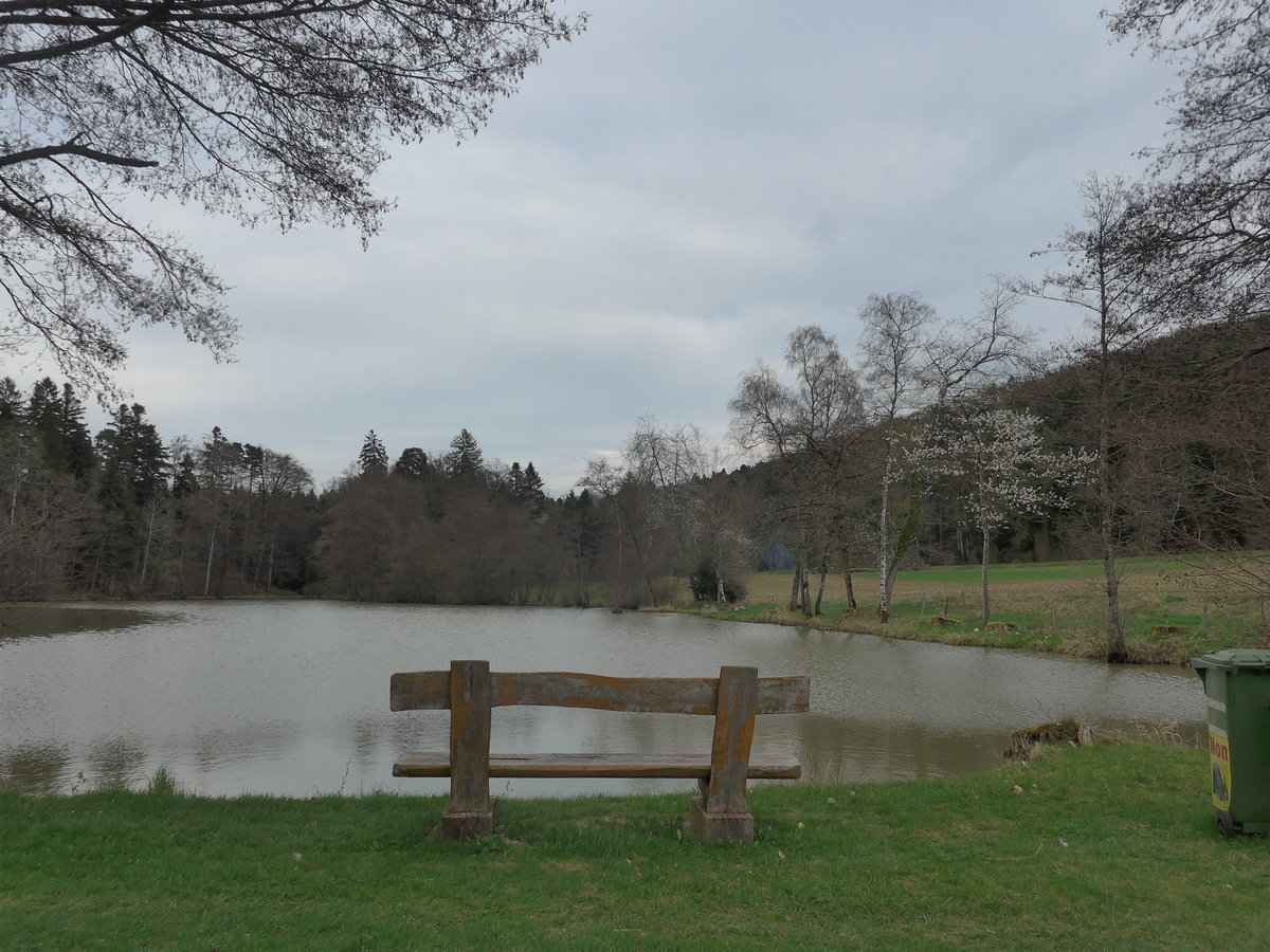 (179'271) - Der Weier am 1. April 2017 bei Vendlincourt