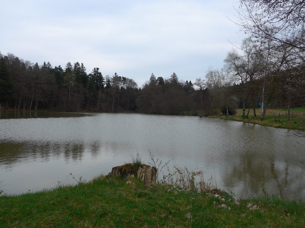 (179'272) - Der Weier am 1. April 2017 bei Vendlincourt