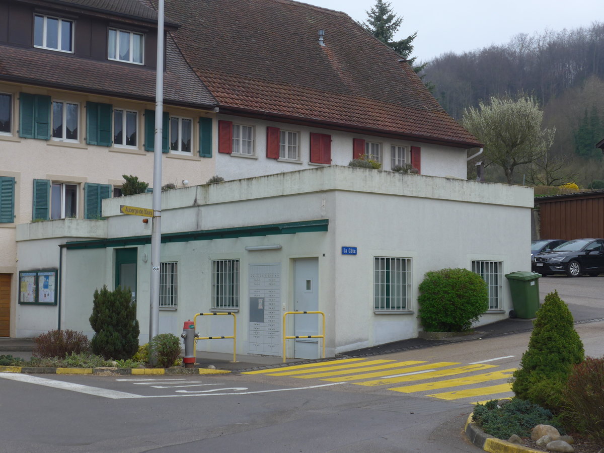 (179'322) - Ehemalige Post am 2. April 2017 in Vendlincourt