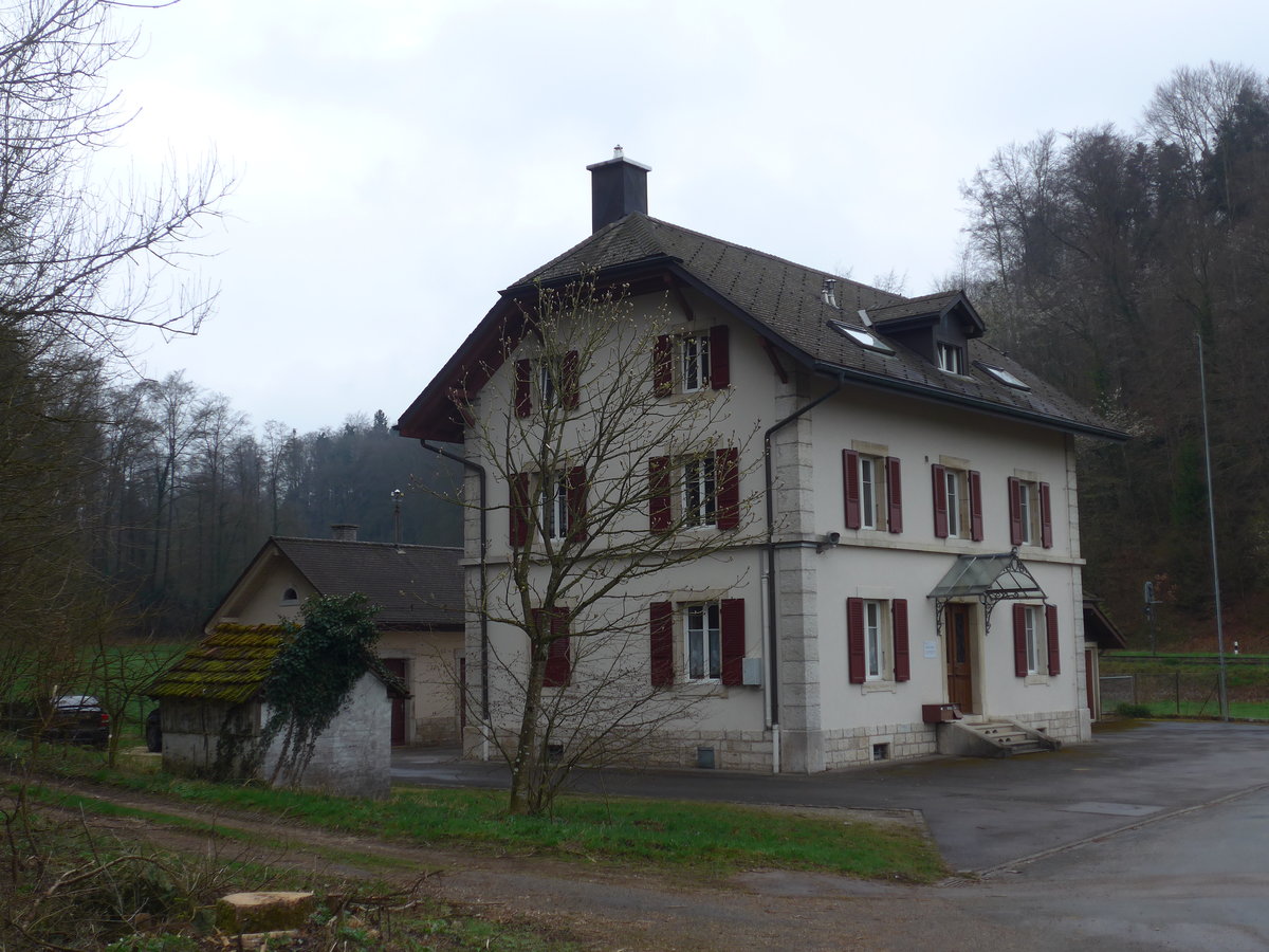 (179'345) - Zollgeb�ude am 2. April 2017 in Vendlincourt