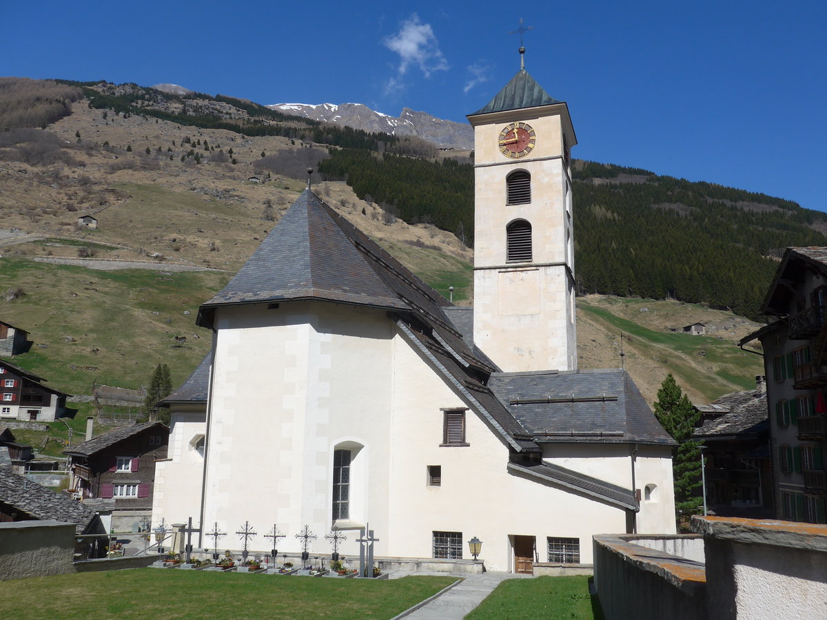 (179'564) - Kirche am 14. April 2017 in Vals